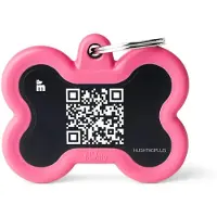 My Family Medaglietta Identificativa Per Animali Domestici Qr Bone