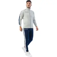 Givova Tuta da jogging grigio / bianco