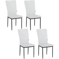 Selius Sedie da pranzo - Set di sedie da pranzo moderne - Sedie da pranzo - Sedie da giardino - Sedie imbottite con schienale alto