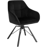 Selius Sedia - Sedia da pranzo - Sedia da pranzo girevole - Ergonomica - Sedia da pranzo con braccioli - Confortevole