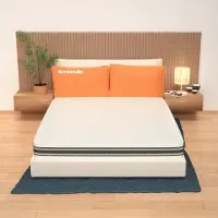 Selius Materasso in memory foam italiano, per letto matrimoniale, 160 x 200 cm, altezza 30 cm, rivestimento removibile, dispositivo medico ortopedico, modello convertibile