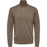 Selected Pullover 'Berg' marrone