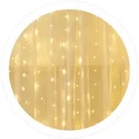 Dripio Tende a LED, dimensioni 1 x 1,2 metri, luce calda, luminose, 1667 LED