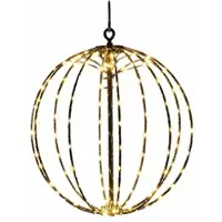 Salcar , illuminazione natalizia a LED per esterni, sfera sospesa con 120 LED, diametro 30 cm