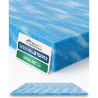 AM Qualitätsmatratzen AM Quality Mattresses | Coprimaterasso in schiuma di gel | 180x200 cm | Senza rivestimento