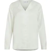Vila Viellette V-neck Camicia A Maniche Lunghe