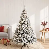 Syfax Albero di Natale Artificiale con Palline 120 cm 150 LED