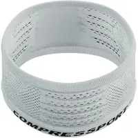 Compressport Headband On/Off Fascia sportiva per la fronte (One Size, grigio)