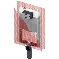 Tece TECEbox - Installazione a parete per WC sospeso, con cassetta Octa II, 8 cm, altezza di costruzione 1,07 m 9370501