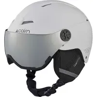 Cairn - Casco da sci con visiera - Android Visor Mat White Gray - Taglia 59-60 cm - Grigio
