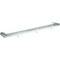 Emco portasalviette doppio LOFT 3 ganci estraibili bianco 842 mm cromo