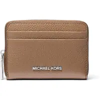 Michael Kors Small Zip Around Coin Card Case Driftwood Taglia: OS | Portafogli Outlet | Donna
