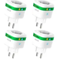 NOUS A7Z Prese intelligenti ZigBee, confezione da 4, 3680 W/16 A/misurazione