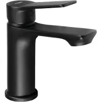 Aqualine Miscelatore per lavabo SINTRA, nero opaco