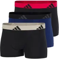 Adidas Underwear Boxers Active Flex Cotton Trunks 3 Unità