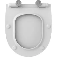 Schutte Sedile per WC SCHÜTTE per Geberit ICON e Duravit DURASTYLE BASIC, bianco