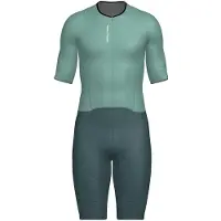 Santini Trisuit A Maniche Corte Leaf