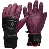 Black Diamond - Guanti caldi e isolanti in PrimaLoft - W Spark Gloves Dapper Fig in Pelle - Taglia M - Viola