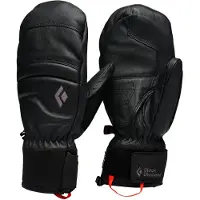 Black Diamond - Guanti a muffola in PrimaLoft - Spark Mitts Black in Pelle - Taglia XL - Nero