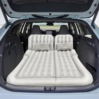 Merkloos Materasso gonfiabile a forma di auto – Ideale per SUV e campeggio – 174 x 126 cm – Grigio