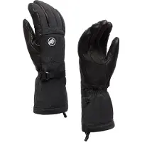 Mammut - Guanti versatili e impermeabili&nbsp;- Unisex - Stoney HS Thermo Glove Black in Pelle - Taglia 7 - Nero