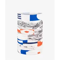Buff Original Ecostretch Sciarpa a tubo (One Size, bianco/grigio)
