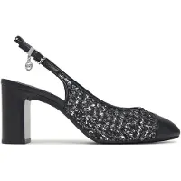 Michael Kors Décolleté sling 'PIPER FLEX' nero / argento