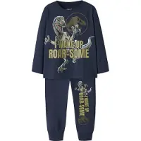Name it Pigiama 'NMMOVAS JURASSIC' blu notte / cachi / verde scuro