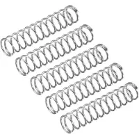Dripio Molle a compression, 5 pezzi, acciaio inossidabile 304, 8x0,8x40 mm, colore argento