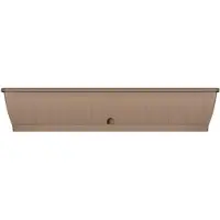 Garden ID Jardiniere - Terraflor - Taupe 100 cm - Durata - Riserva d'acqua - Riciclato e riciclabile al 100% - Volume per le piante.