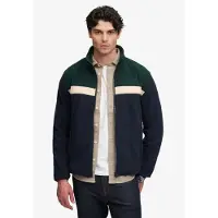 Superdry Felpa Con Zip Tricolour Fleece Through