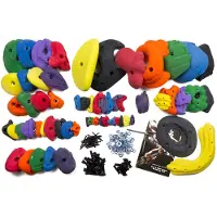 Metolius Climbing Mega Pack 60 Appigli da arrampicata (60 Holds, bianco)