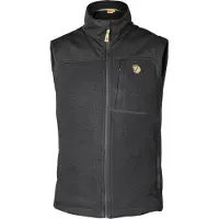 Fjällräven Buck Fleece Vest Gilet in pile Uomo (L, grigio)