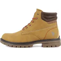 U.s. polo assn. US POLO ASSN. Boots stringati 'Ohio' camello / marrone