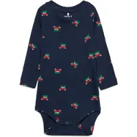Name it Tutina / body per bambino 'NBMRISTMAS' navy / verde / rosso
