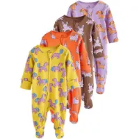 Next Pigiama broccato / giallo / orchidea / arancione