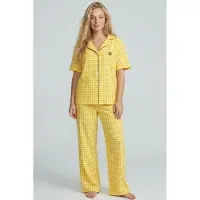 Trendyol Pigiama giallo / bianco