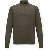 Bugatti Pullover marrone / oliva
