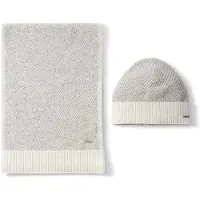 JOOP! Sciarpa 'Yago' grigio sfumato / bianco naturale