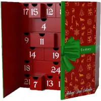 Q-workshop Calendario dell'Avvento a forma di cubo, edizione esclusiva