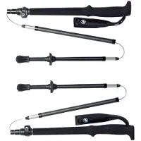 Mammut Taiss Poles Bastoncini da trekking (115-135 cm, nero)