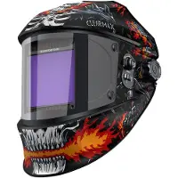 OEM Casco per saldatura, oscuramento automatico, sensibilità 1/25000 secondi, campo visivo 3,94" x 3,66", AR-WC037