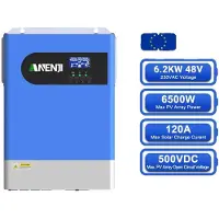 OEM Inverter solare, onda sinusoidale pura, potenza 6,2 kW, modello ANJ-HHP-II-6.2KP-WIFI, 220-240V, 48V. ANJ-HHP-II-6.2KP-WIFI, 220-240V, 48V