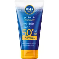 Nivea Crema Solare Protect &amp; Moisture Invisible Finish Spf 50+ 150 Ml