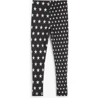 Desigual , leggings con stampa a stelle, Cotone, Nero, 13/14