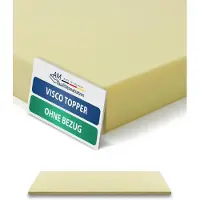 AM Qualitätsmatratzen | Visco Topper | 100x200 cm | Senza rivestimento | Topper per materassi | 100/200 | Visco Foam Topper | Memory Foam