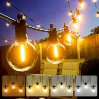Dripio Catena luminosa da 30 metri, con più di 50 LED, dimmerabile, con 4 modalità di cambio colore, grado di protezione IP65