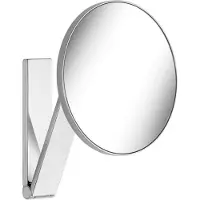 OEM Specchio da trucco rotondo, diametro 20 cm, ingrandimento 5x, finitura cromata