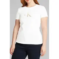 Calvin Klein Plus Gradient Tee Bright White Taglia: XXL | Maglie Sportivi Outlet | Donna | Bianco