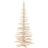 Syfax Albero di Natale in legno KOTKA 240 cm Legno Massello di Pino